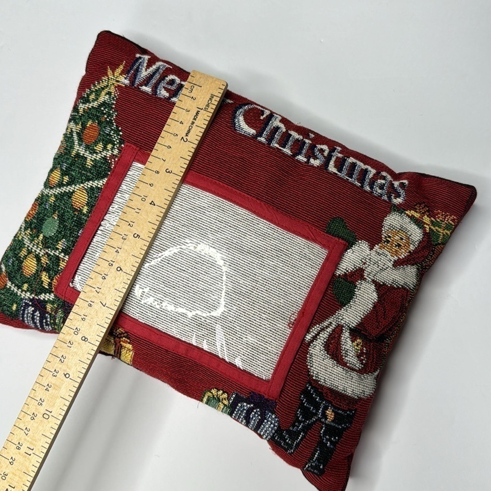 Christmas pillow with photo frame - Picture 5 of 7